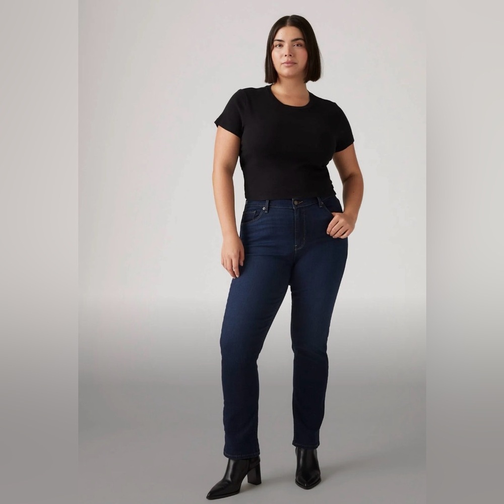 Levi's Dark Blue Women's Straight Leg Jeans